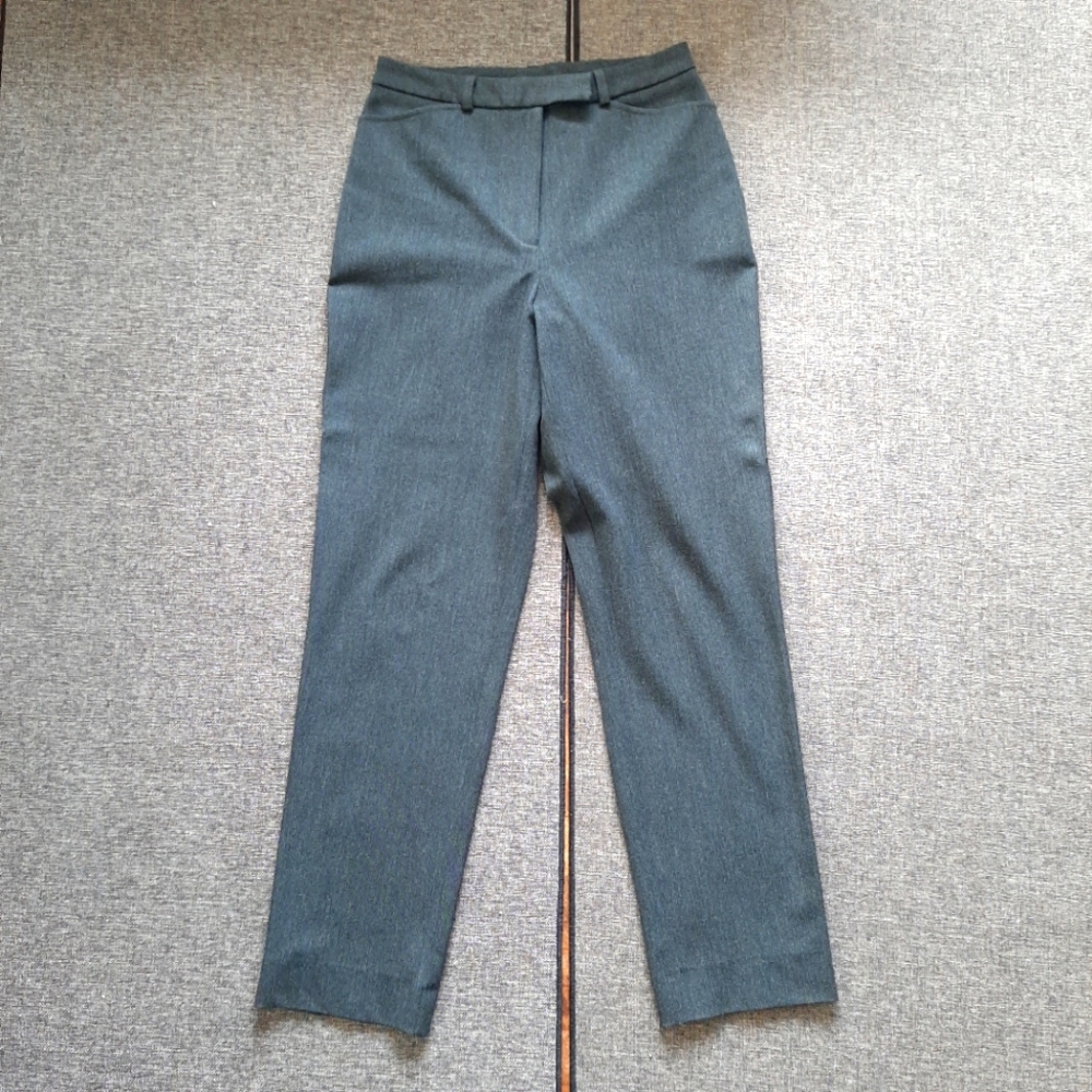 Holt Renfrew Straight Leg Pants In Dark Gray